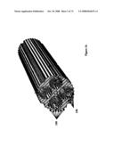 High performance support-separators for communications cables supporting low voltage and wireless fidelity applications and providing shielding for minimizing alien crosstalk diagram and image