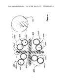 High performance support-separators for communications cables supporting low voltage and wireless fidelity applications and providing shielding for minimizing alien crosstalk diagram and image