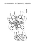 High performance support-separators for communications cables supporting low voltage and wireless fidelity applications and providing shielding for minimizing alien crosstalk diagram and image