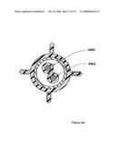 High performance support-separators for communications cables supporting low voltage and wireless fidelity applications and providing shielding for minimizing alien crosstalk diagram and image