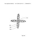 High performance support-separators for communications cables supporting low voltage and wireless fidelity applications and providing shielding for minimizing alien crosstalk diagram and image