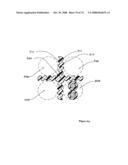 High performance support-separators for communications cables supporting low voltage and wireless fidelity applications and providing shielding for minimizing alien crosstalk diagram and image