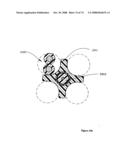 High performance support-separators for communications cables supporting low voltage and wireless fidelity applications and providing shielding for minimizing alien crosstalk diagram and image