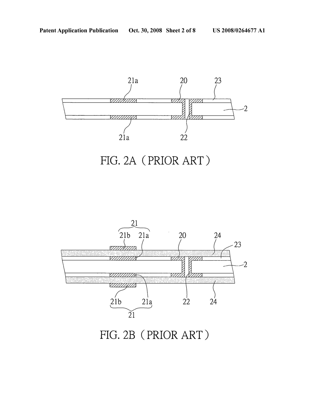 Circuit board structure having embedded capacitor and fabrication method thereof - diagram, schematic, and image 03