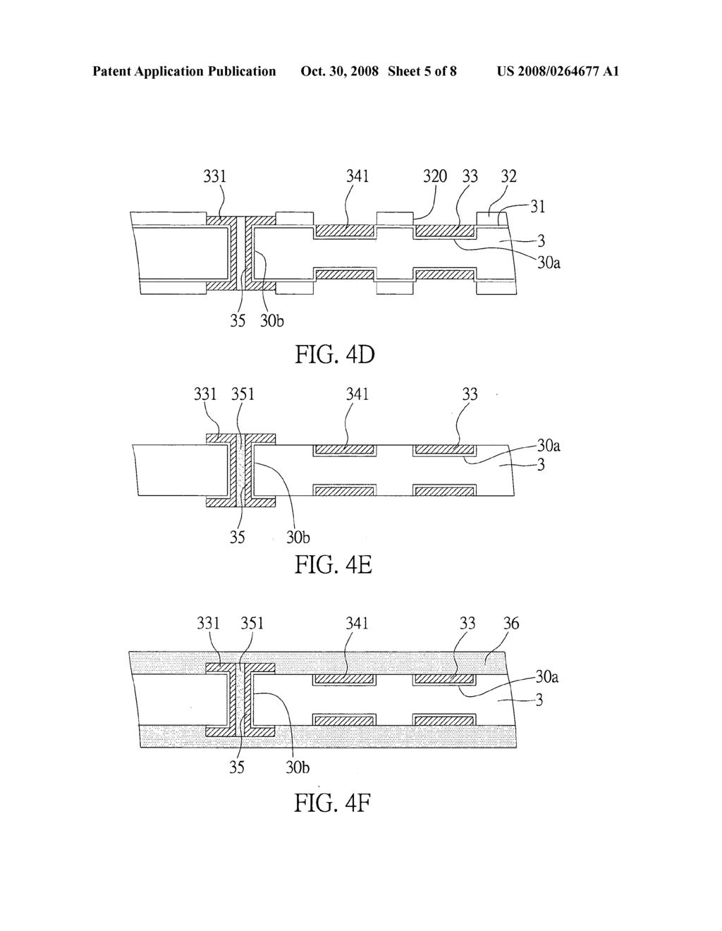 Circuit board structure having embedded capacitor and fabrication method thereof - diagram, schematic, and image 06