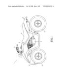 COOLING STRUCTURE FOR A CONTINUOUS VARIATION TRANSMISSION SYSTEM OF AN ALL-TERRAIN VEHICLE diagram and image