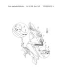 COOLING STRUCTURE FOR A CONTINUOUS VARIATION TRANSMISSION SYSTEM OF AN ALL-TERRAIN VEHICLE diagram and image