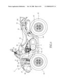 COOLING STRUCTURE FOR A CONTINUOUS VARIATION TRANSMISSION SYSTEM OF AN ALL-TERRAIN VEHICLE diagram and image