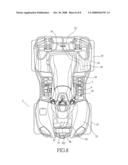 COOLING STRUCTURE FOR A CONTINUOUS VARIATION TRANSMISSION SYSTEM OF AN ALL-TERRAIN VEHICLE diagram and image