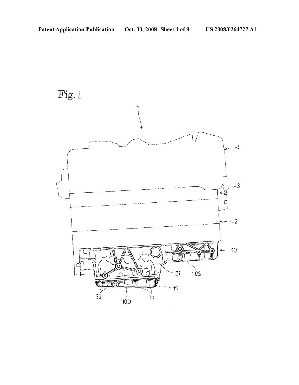 OIL PAN FOR INTERNAL COMBUSTION ENGINE - diagram, schematic, and image 02