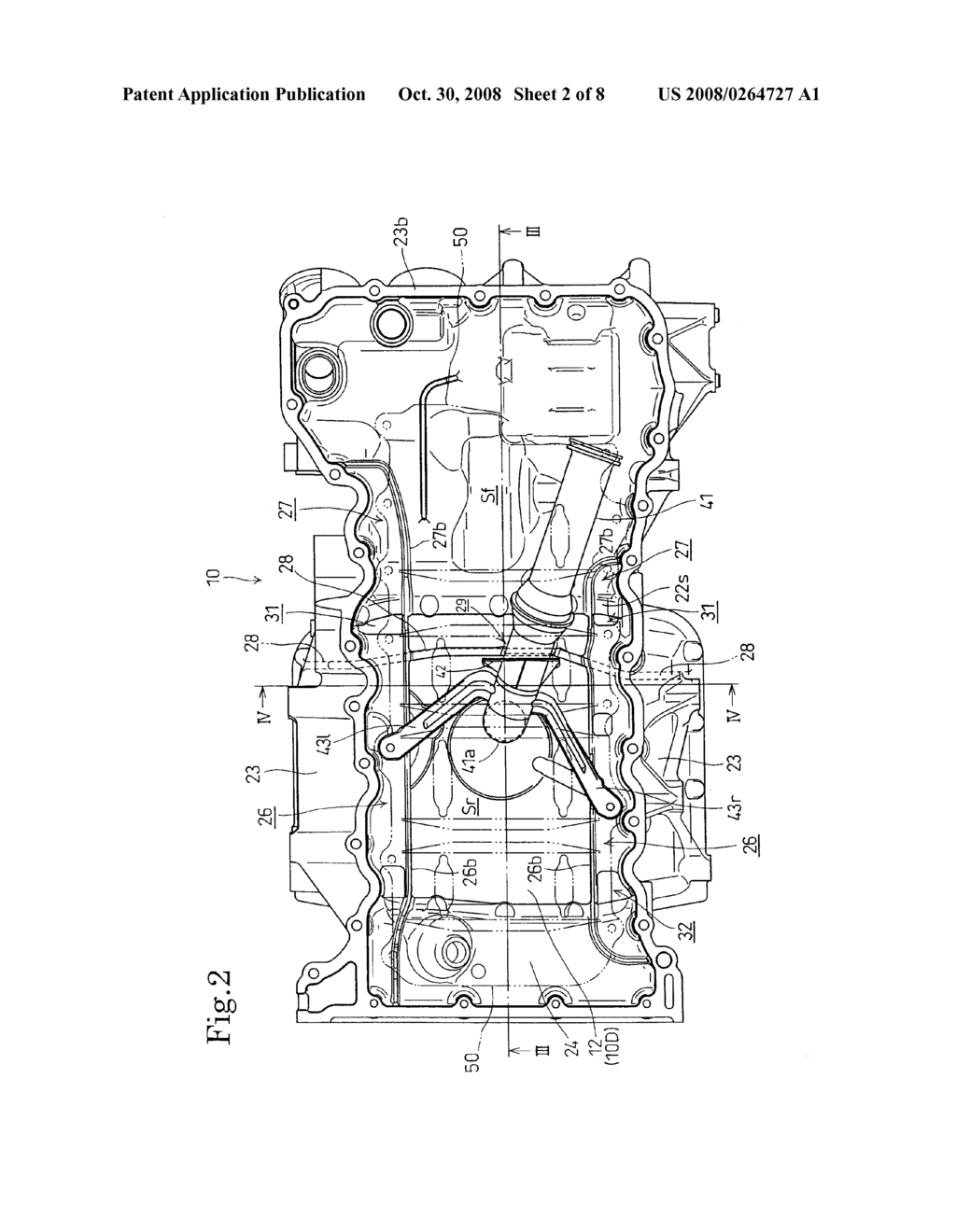 OIL PAN FOR INTERNAL COMBUSTION ENGINE - diagram, schematic, and image 03