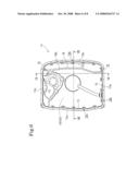 OIL PAN FOR INTERNAL COMBUSTION ENGINE diagram and image