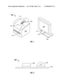 Light on electronic device diagram and image