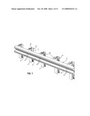 Guard rail mounting block and guard rail system incorporating the same diagram and image