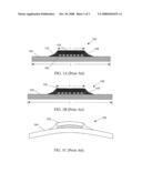 STRUCTURE AND METHOD FOR STRESS REDUCTION IN FLIP CHIP MICROELECTRONIC PACKAGES USING UNDERFILL MATERIALS WITH SPATIALLY VARYING PROPERTIES diagram and image