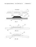 STRUCTURE AND METHOD FOR STRESS REDUCTION IN FLIP CHIP MICROELECTRONIC PACKAGES USING UNDERFILL MATERIALS WITH SPATIALLY VARYING PROPERTIES diagram and image