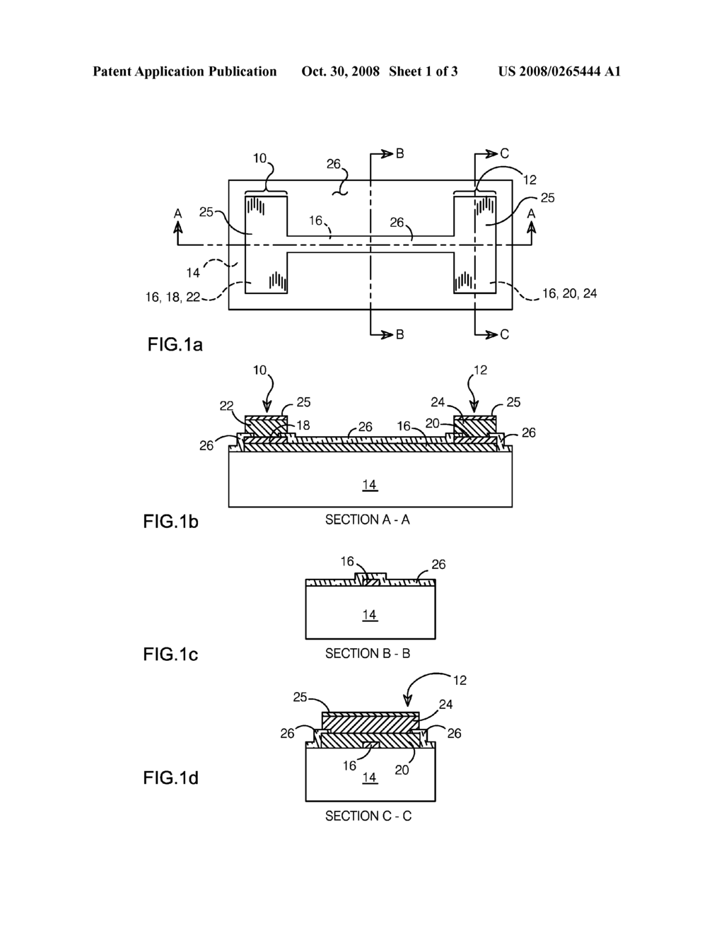 THIN-FILM ALUMINUM NITRIDE ENCAPSULANT FOR METALLIC STRUCTURES ON INTEGRATED CIRCUITS AND METHOD OF FORMING SAME - diagram, schematic, and image 02