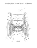 Bi-Folding Wheelchair diagram and image