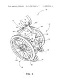 Bi-Folding Wheelchair diagram and image