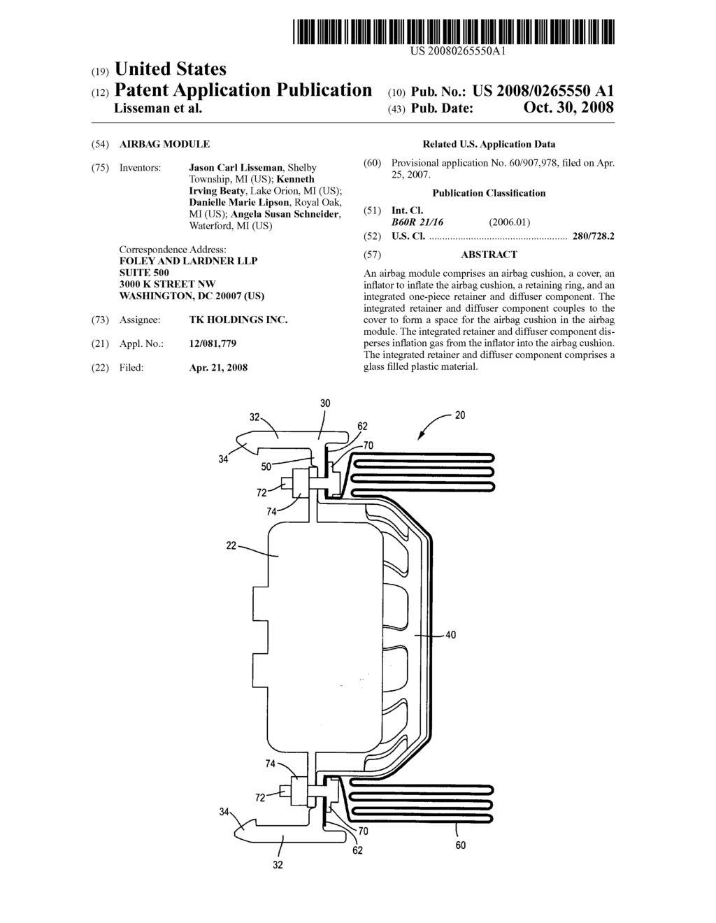 Airbag module - diagram, schematic, and image 01