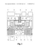 ARRANGEMENT FOR SWITCHING HIGH ELECTRIC CURRENTS BY A GAS DISCHARGE diagram and image