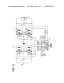 Method for controlling vertical type MOSFET in bridge circuit diagram and image