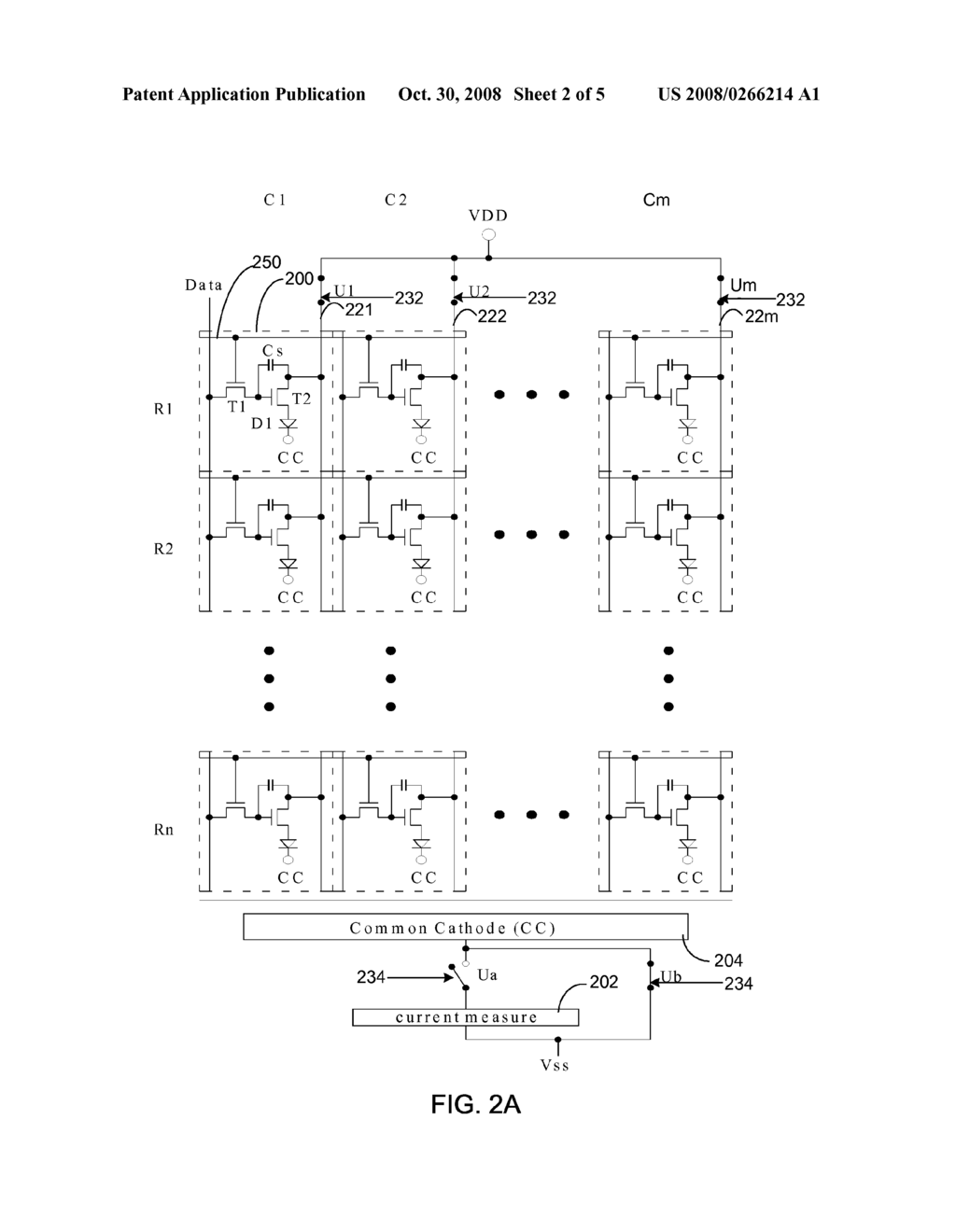 SUB-PIXEL CURRENT MEASUREMENT FOR OLED DISPLAY - diagram, schematic, and image 03