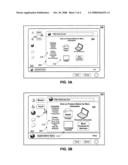 Switching display mode of electronic device diagram and image