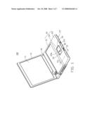 TOUCHPAD COVER APPARATUS AND ELECTRONIC DEVICE USING THE SAME diagram and image