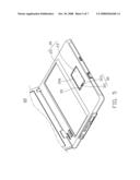 TOUCHPAD COVER APPARATUS AND ELECTRONIC DEVICE USING THE SAME diagram and image