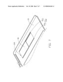 TOUCHPAD COVER APPARATUS AND ELECTRONIC DEVICE USING THE SAME diagram and image