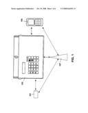 Independently-addressable cellular wireless digital network-based fax machine diagram and image