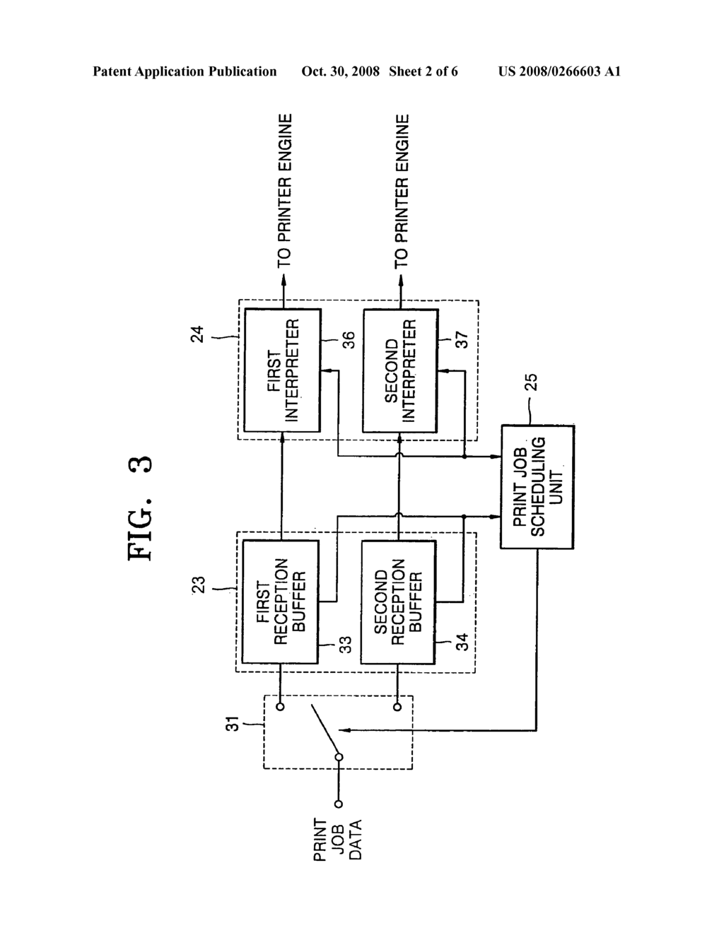 Method of controlling print job schedule and printing system using the method - diagram, schematic, and image 03
