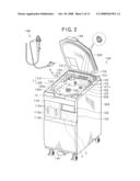 APPARATUS FOR WASHING AND DISINFECTING ENDOSCOPE BY USING DILUTED CHEMICALS diagram and image