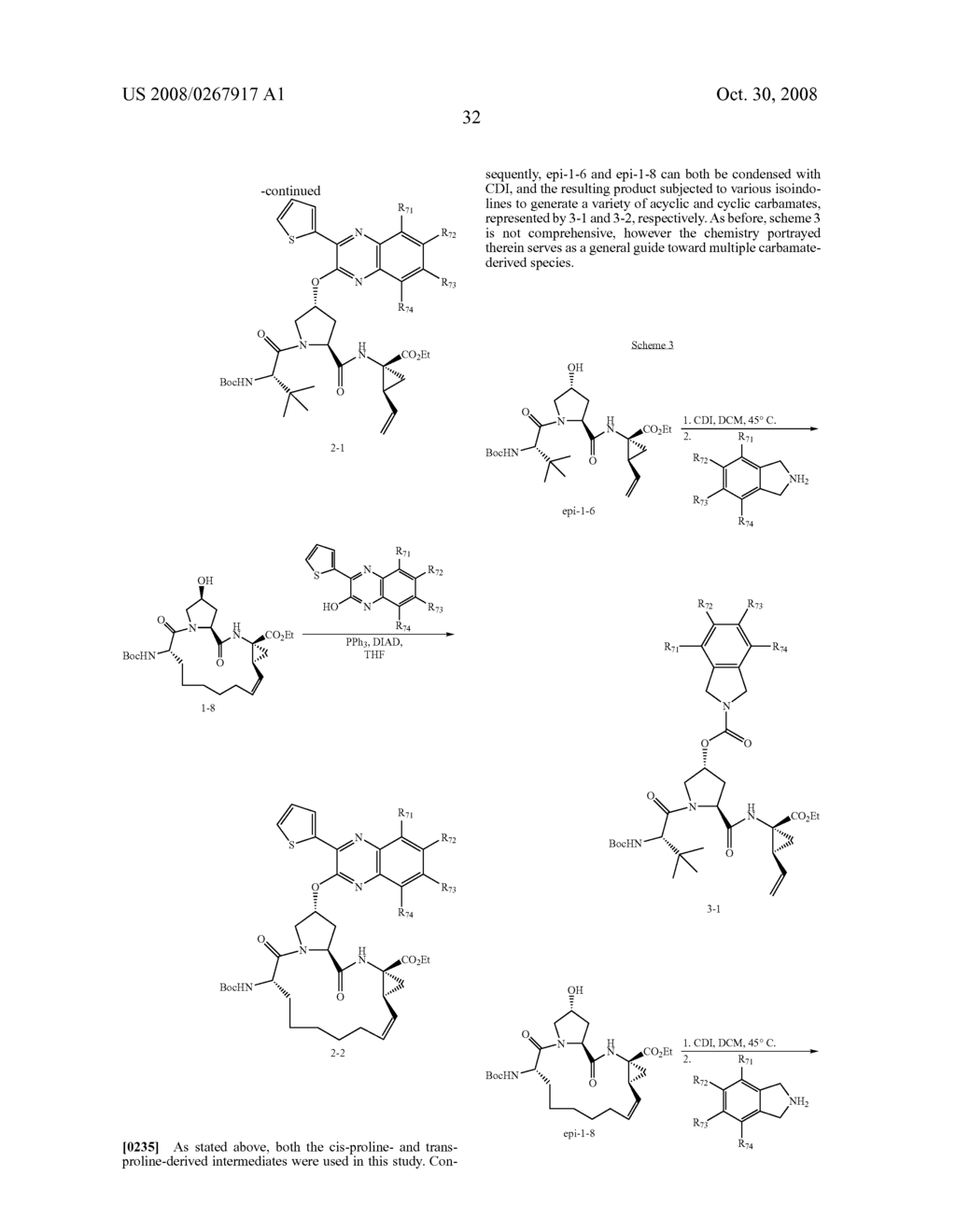 N-FUNCTIONALIZED AMIDES AS HEPATITIS C SERINE PROTEASE INHIBITORS - diagram, schematic, and image 33