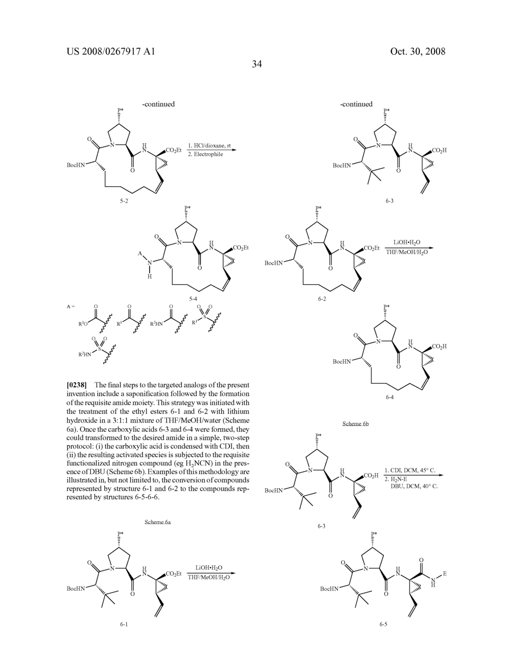 N-FUNCTIONALIZED AMIDES AS HEPATITIS C SERINE PROTEASE INHIBITORS - diagram, schematic, and image 35