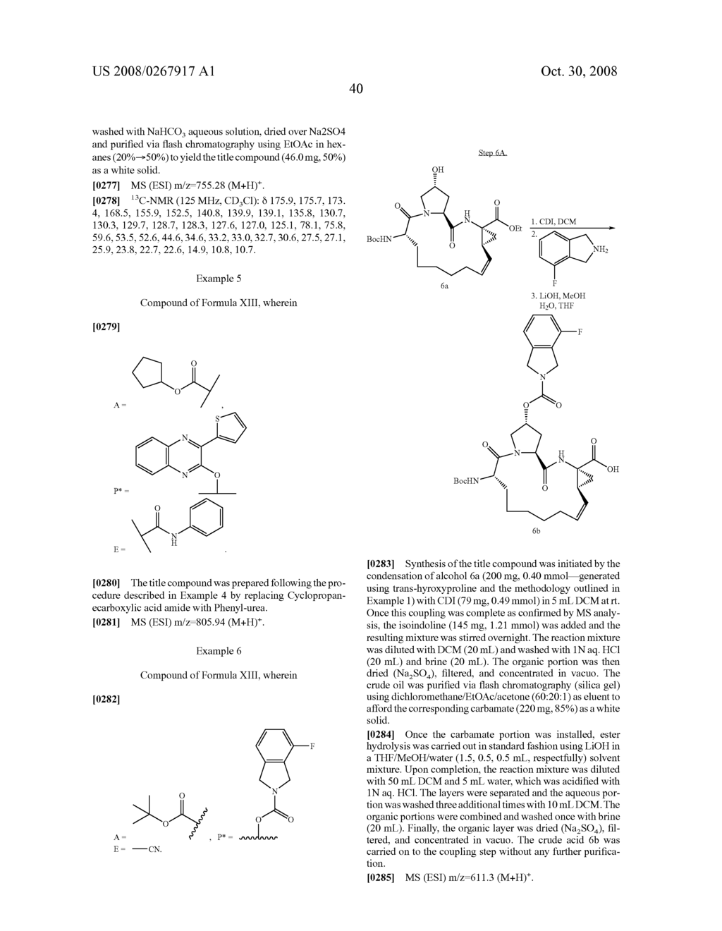 N-FUNCTIONALIZED AMIDES AS HEPATITIS C SERINE PROTEASE INHIBITORS - diagram, schematic, and image 41