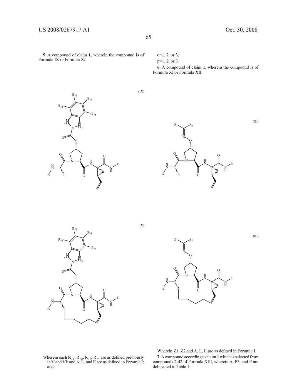 N-FUNCTIONALIZED AMIDES AS HEPATITIS C SERINE PROTEASE INHIBITORS - diagram, schematic, and image 66