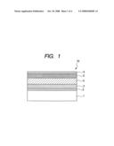 ORGANIC ELECTROLUMINESCENT DEVICE diagram and image