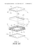 Combined thin battery structure diagram and image