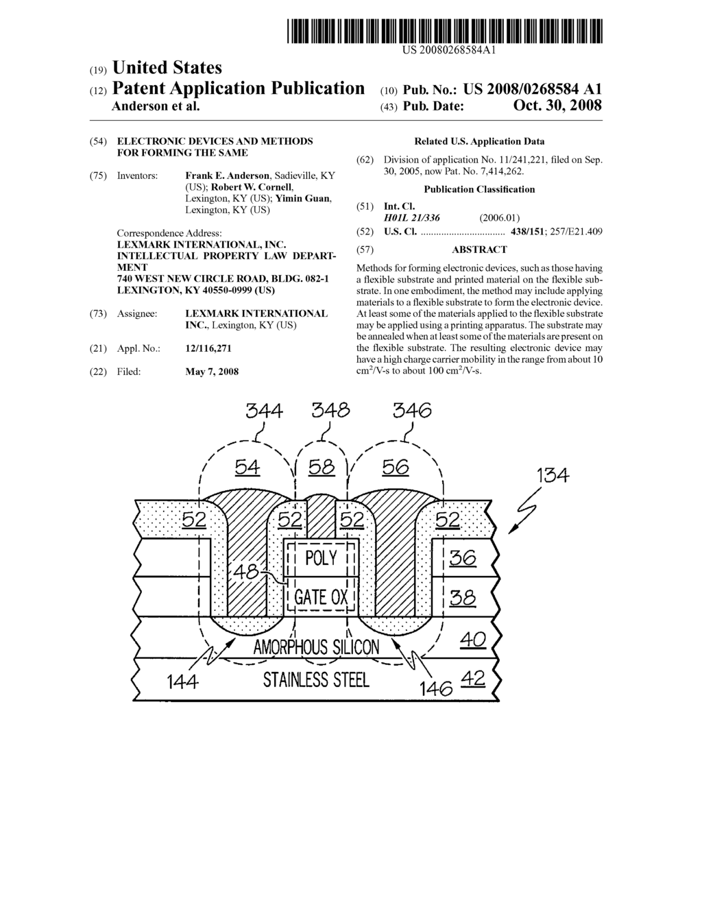 ELECTRONIC DEVICES AND METHODS FOR FORMING THE SAME - diagram, schematic, and image 01