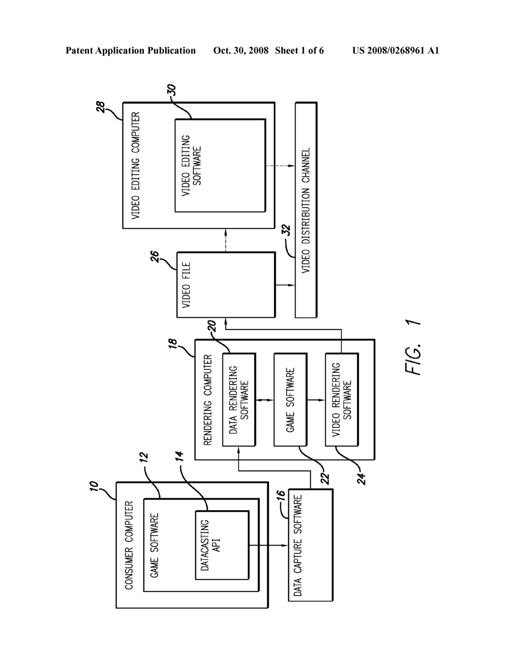 METHOD OF CREATING VIDEO IN A VIRTUAL WORLD AND METHOD OF DISTRIBUTING AND USING SAME - diagram, schematic, and image 02