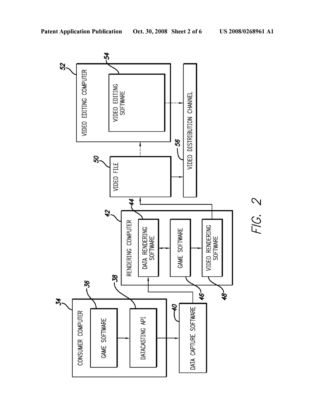 METHOD OF CREATING VIDEO IN A VIRTUAL WORLD AND METHOD OF DISTRIBUTING AND USING SAME - diagram, schematic, and image 03