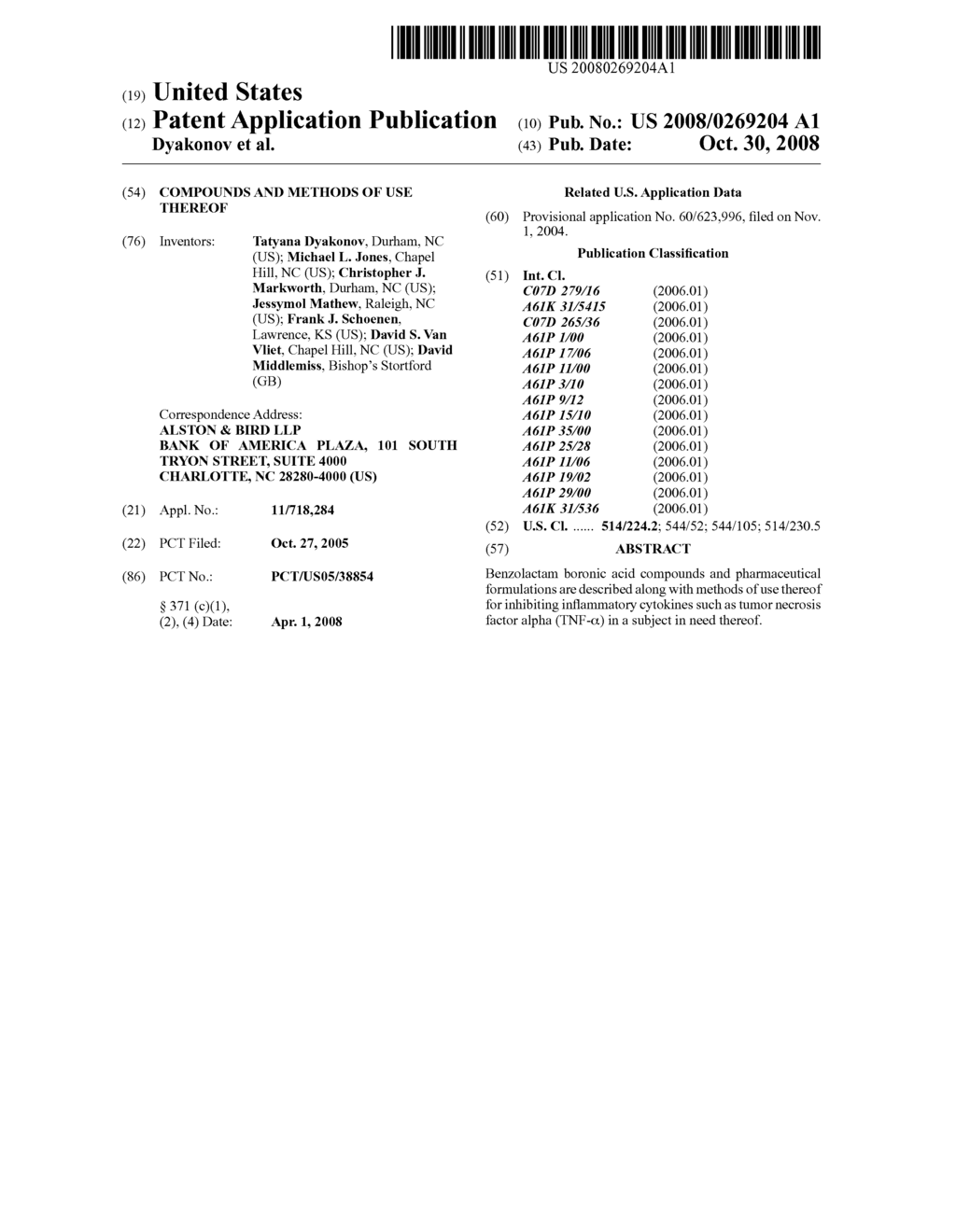 Compounds and Methods of Use Thereof - diagram, schematic, and image 01