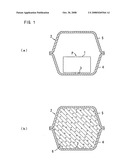 Filling foam composition, foam filling member, and filling foam diagram and image