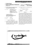 Strain-hardened interpenetrating polymer network hydrogel diagram and image