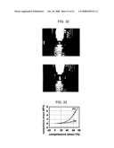 Strain-hardened interpenetrating polymer network hydrogel diagram and image