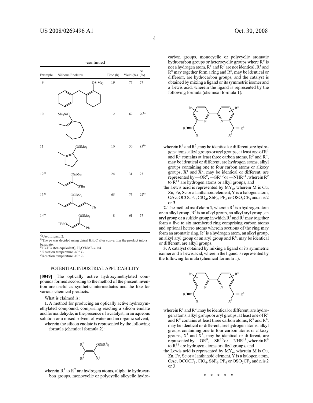 Method for Producing Optically Active Hydroxymethylated Compounds - diagram, schematic, and image 06
