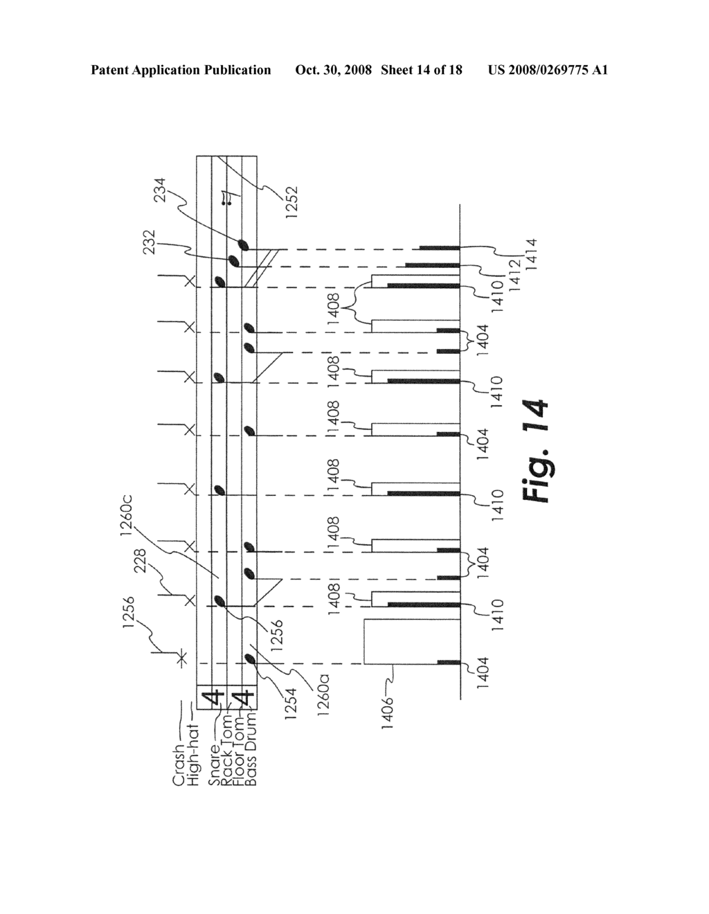 Method and apparatus for providing medical treatment using visualization components of audio spectrum signals - diagram, schematic, and image 15