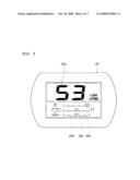 ENGINE TEMPERATURE DISPLAY DEVICE FOR A WATERCRAFT PROPULSION UNIT AND A WATERCRAFT diagram and image